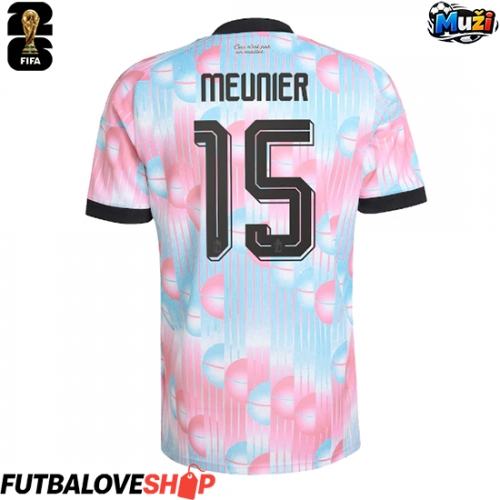 Dres Belgicko Thomas Meunier #15 Preč MS 2026 Krátky Rukáv